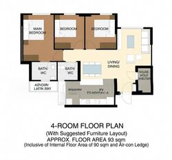 Blk 123B Plantation Village (Tengah), HDB 4 Rooms #600151331